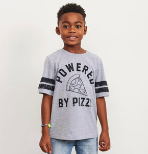 Powered By Pizza Graphic Tee